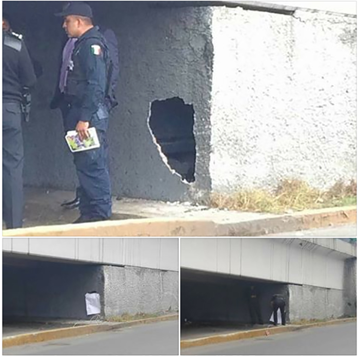 Un peatón encuentra 16 ataúdes (sin cuerpos) debajo de un puente en el Estado de México
