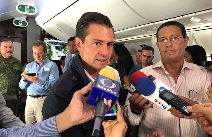 Enrique Peña Nieto sobrevolará la ciudad en helicóptero