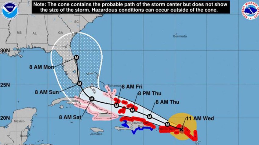 Tres huracanes amenazan el Atlántico: Irma, José y Katia