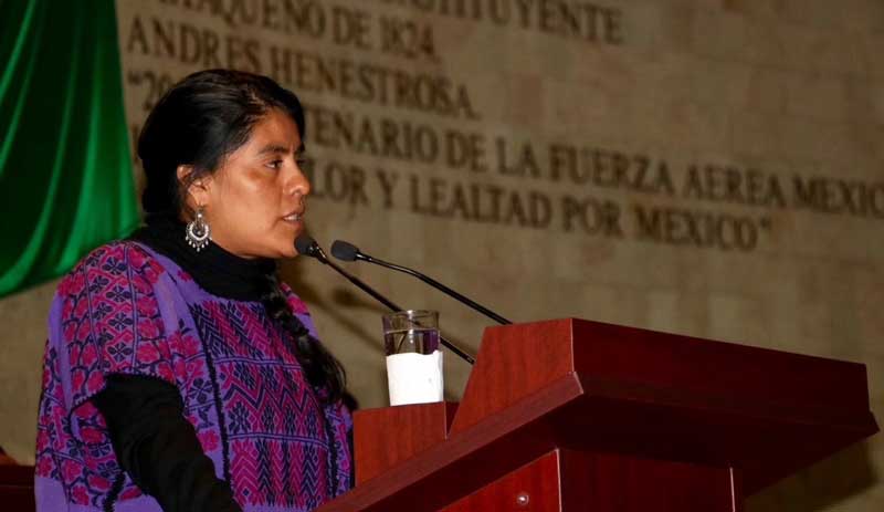 Infantes “indocumentados”, violación a derechos humanos: Eufrosina Cruz