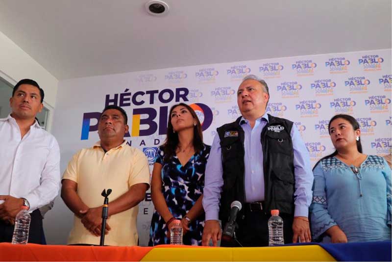 Candidatos del PUP en Pochutla y Huatulco  se pronuncian por Héctor Pablo