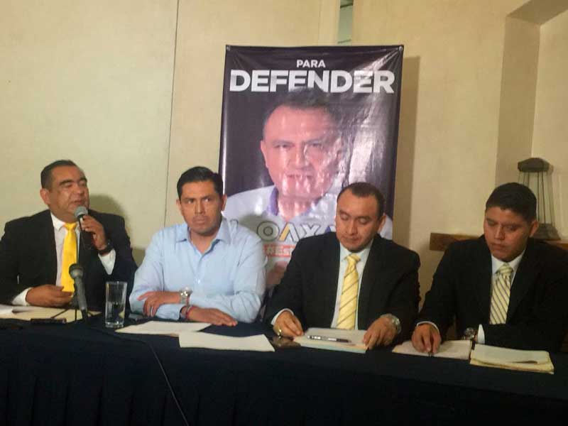 Representantes de la coalición “Por México al Frente”, piden poner alto a la violencia