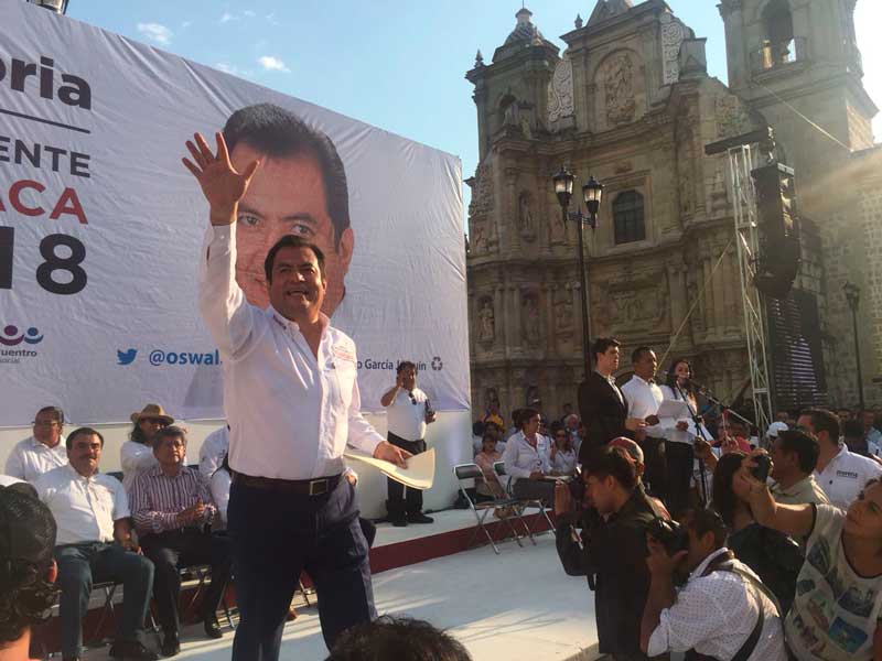 Seremos un buen gobierno, alejado de la injusticia y la corrupción: Oswaldo García