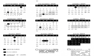 SEP da a conocer el nuevo calendario escolar 2018-2019