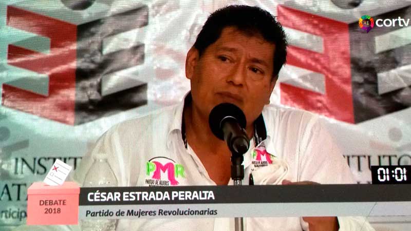 Las mejores propuestas para Tuxtepec son de César Estrada, candidato del PMR
