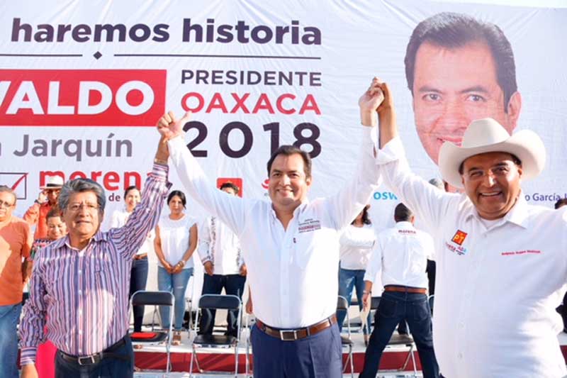 Juntos haremos historia en Oaxaca de Juárez: Oswaldo García