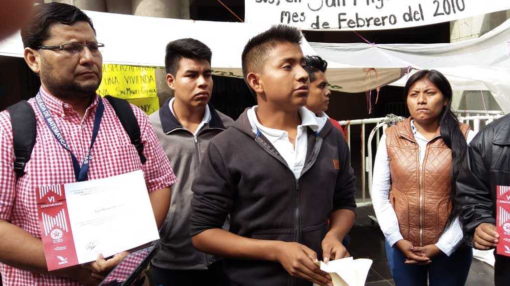 Anuncian estudiantes de FNERR más protestas en Oaxaca