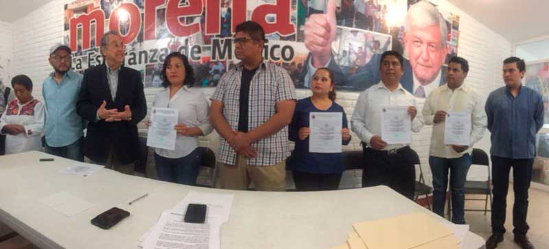 Presentan a diputados y diputadas plurinominales por Morena en Oaxaca