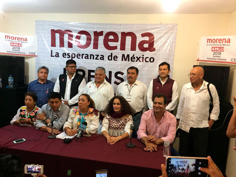 Anuncia Morena celebración en Alameda de León Oaxaca