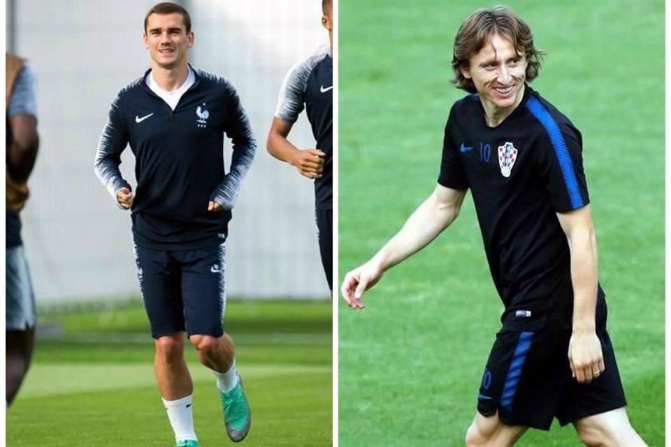 Griezmann y Modric viven su propia FinalGriezmann y Modric viven su propia Final