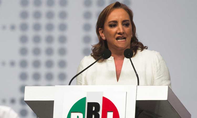 Ruiz Massieu, ratificada como líder nacional del PRI
