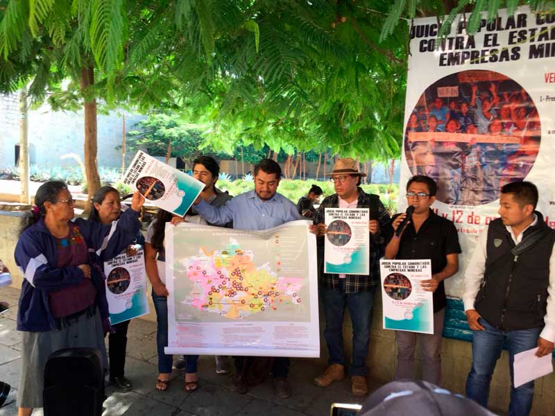 Realizarán comunidades de Oaxaca Juicio Popular contra empresas mineras