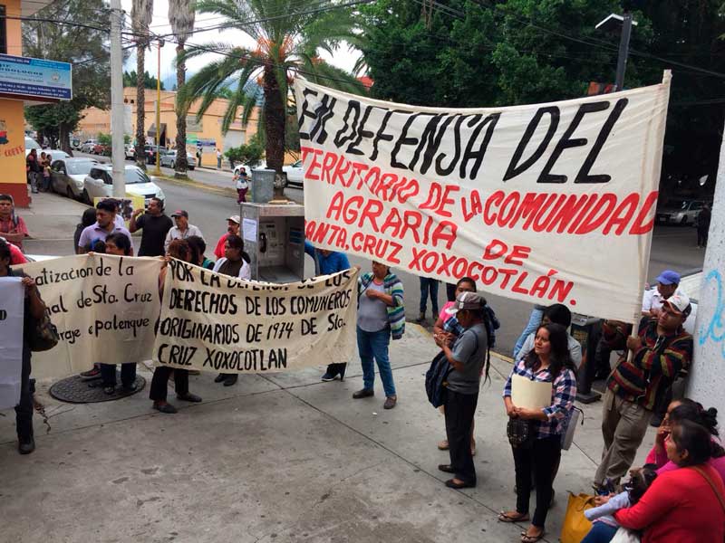 Salida de Silvano Reyes, Comisariado de Bienes Comunales, exigen comuneros de Xoxo en la PA