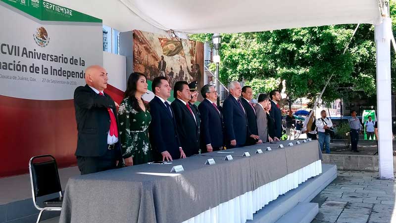 Conmemoran consumación de la independencia en Alameda de León