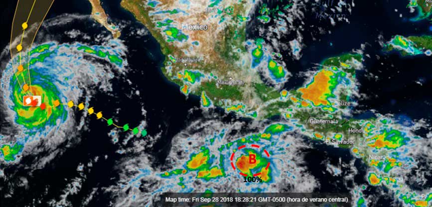 Tormentas intensas, actividad eléctrica y vientos fuertes se prevén en Nayarit, Jalisco, Veracruz y Oaxaca