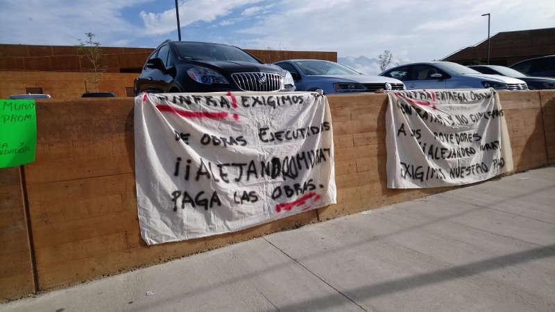 En el CCCO protestaron vecinos de la colonia Guelatao