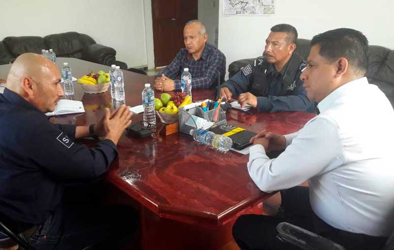 Coordina SSPO estratégias en materia de seguridad con autoridades de Huautla de Jiménez