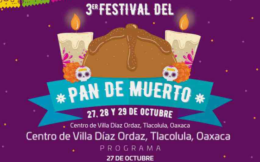 Villa Díaz Ordaz invita al Tercer Festival del Pan de Muerto