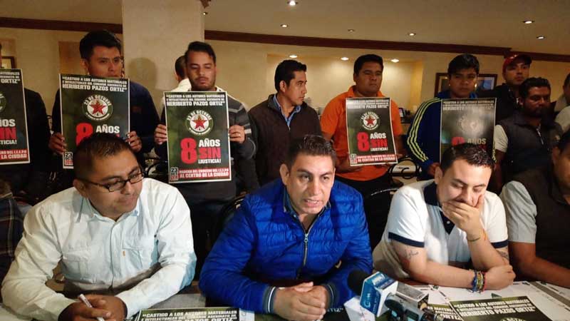 Anuncia organización “23 de Octubre” movilización en Oaxaca a 8 años del asesinato de Heriberto Pazos