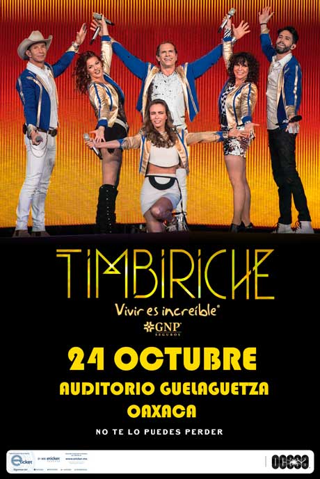 Timbiriche, estará en Oaxaca y hará retumbar el auditorio Guelaguetza
