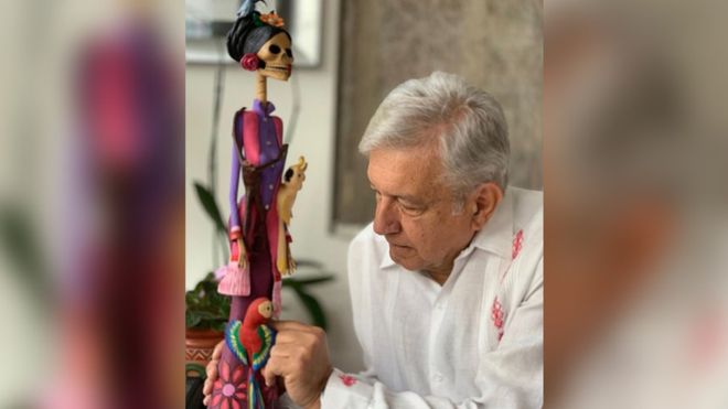 Día de Muertos: la imagen con la que AMLO, el presidente electo de México, se estrenó en Instagram