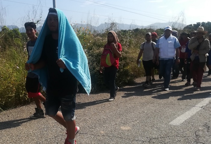 Tercera caravana migrante llega a Oaxaca