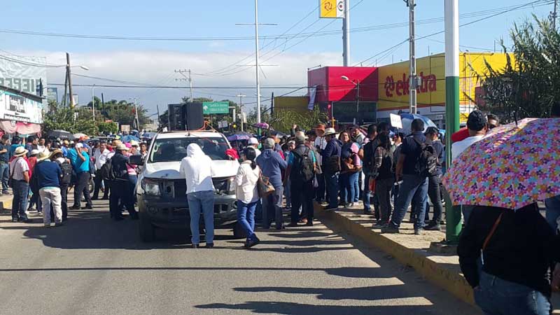Realizó Sección 22 del CNTE marcha en Oaxaca