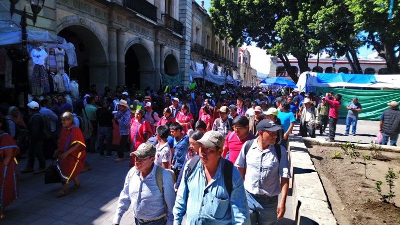 Organizaciones sociales «chantajean» en Oaxaca al Gobierno