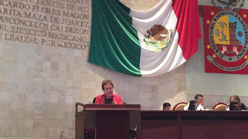 Por el bien de Oaxaca, nada ni nadie debe estar por encima de la ley, afirma la diputada Delfina Guzmán