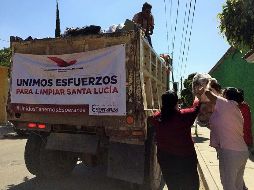 Gobierno municipal sigue uniendo esfuerzos para limpiar Santa Lucía