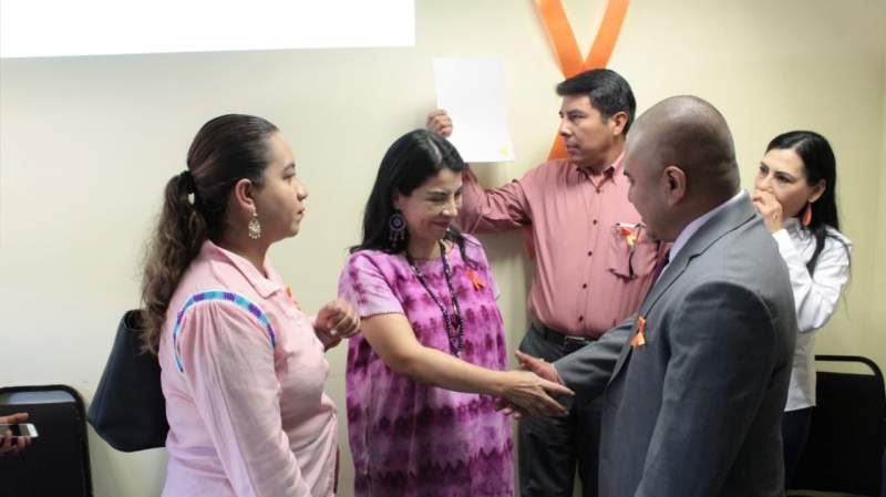 IOAM, SMO Y Gobierno Municipal de Santa Lucía del camino firman acuerdos para beneficiar a mujeres migrantes