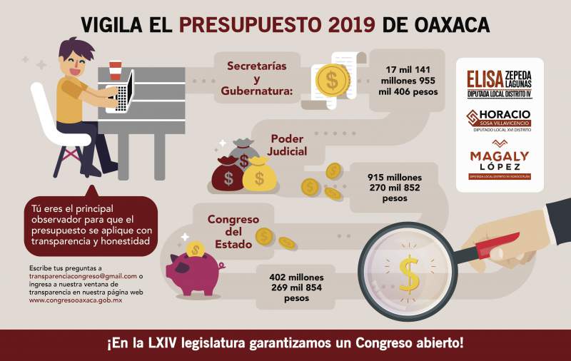 Llama Congreso a ciudadanos a ser observadores del presupuesto