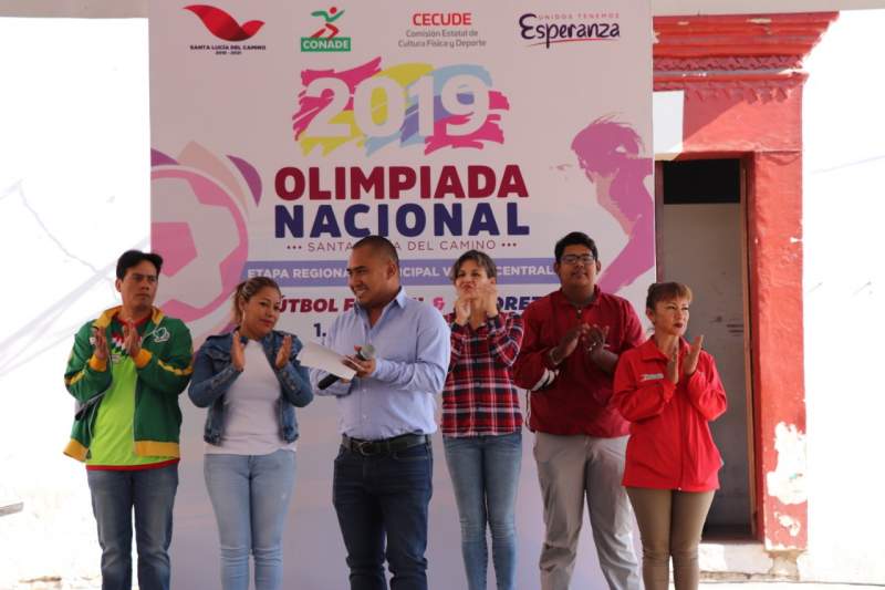 Inaugura Dante Montaño etapa Regional de Valles Centrales de la Olimpiada Nacional 2019 en Santa Lucía del Camino