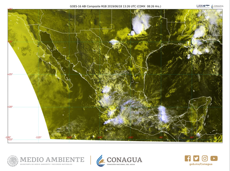 Se pronostican temperaturas superiores a 45 grados Celsius para zonas de Sonora, Sinaloa, Chihuahua, Coahuila, Nuevo León y Tamaulipas