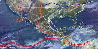 Se pronostican tormentas torrenciales y actividad eléctrica en Veracruz, Oaxaca y Chiapas, e intensas en Puebla, Tabasco y Campeche