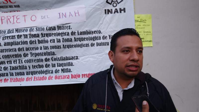 Recesan sus protestas sindicalizados del INAH