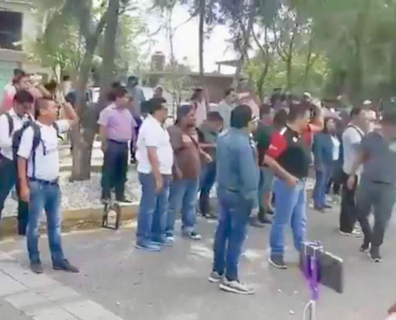 Sección 22 protestó en Oaxaca contra RSP propuesto por Elba Esther Gordillo
