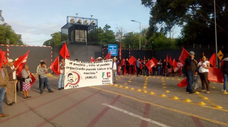 Se moviliza FAC en Oaxaca por paro nacional