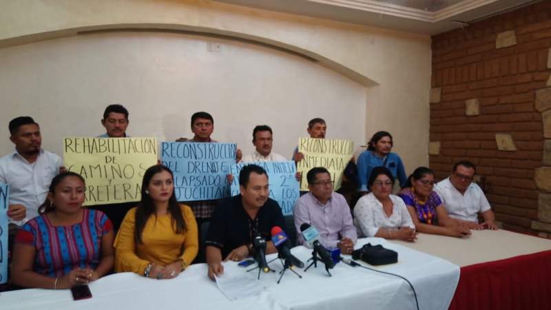 Obras para Juchitán, reclamaron autoridades municipales