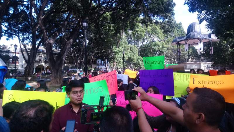 Protestó FNERRR en Oaxaca