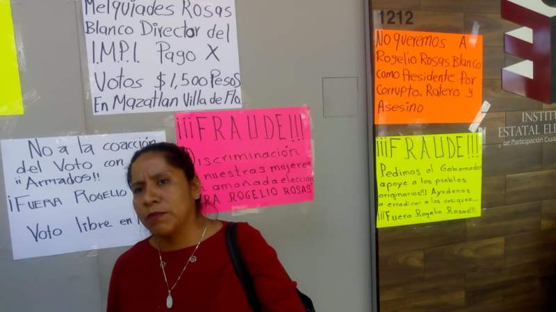 Denuncian irregularidades en elecciones de Mazatlán Villa de Flores