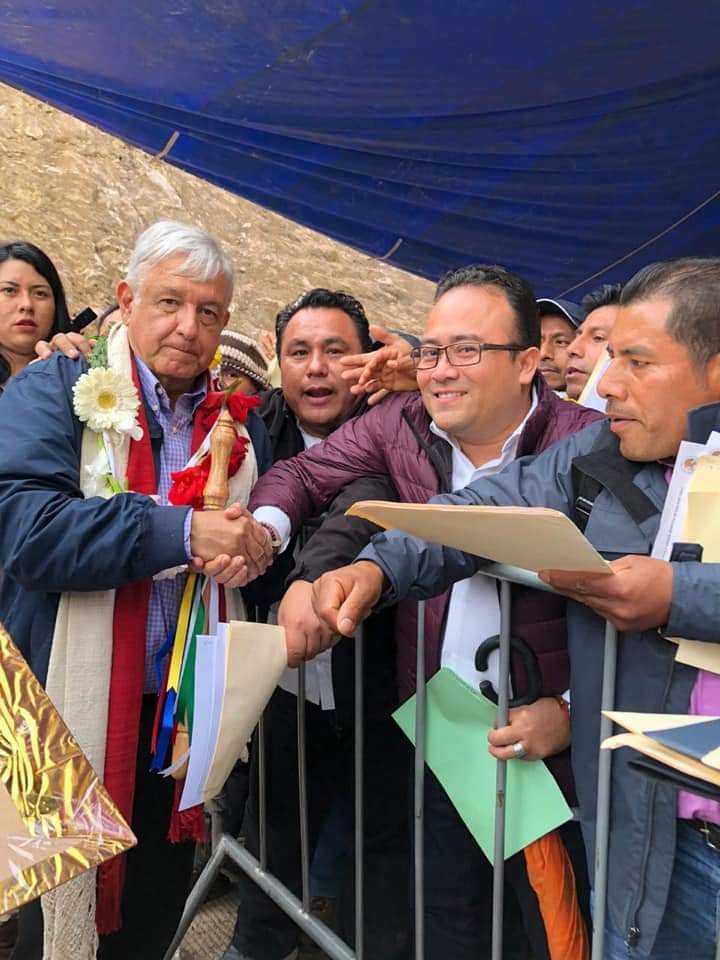 Con López Obrador llega el progreso a comunidades de Oaxaca: Pável Meléndez