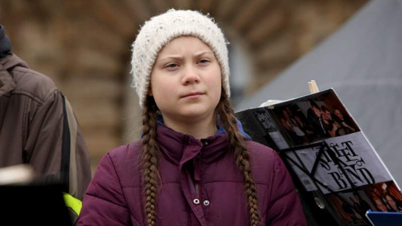 Greta Thunberg celebra sus 17 años con protesta contra el cambio climático