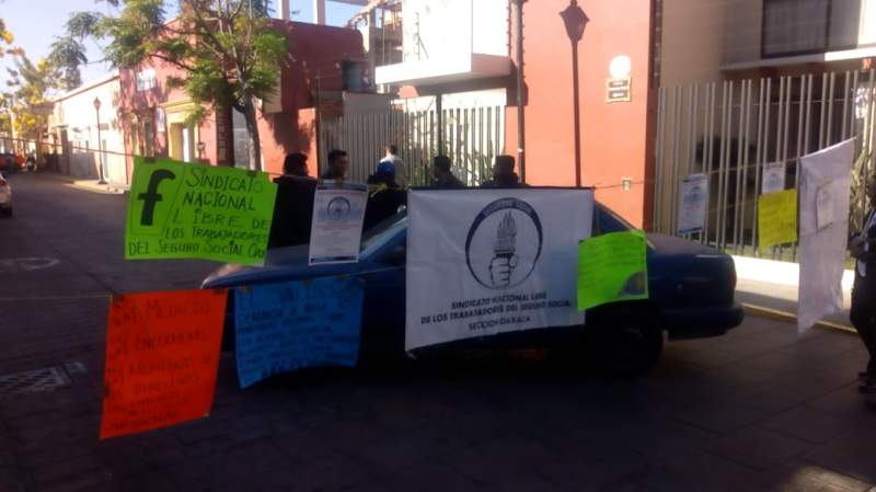 Sindicato Nacional Libre bloquea Armenta y López
