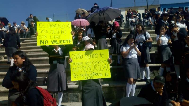 Priva inseguridad en zona escolar en San Felipe del Agua