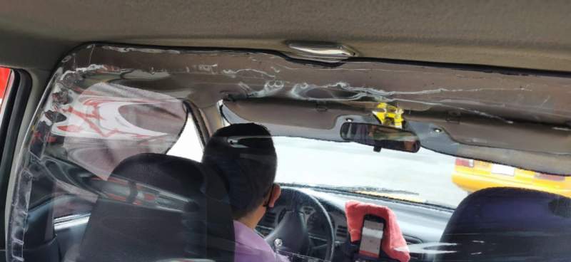 Taxistas ponen iniciativa y creatividad al servicio del cuidado de la salud de pasajeros y pasajeras ante COVID-19