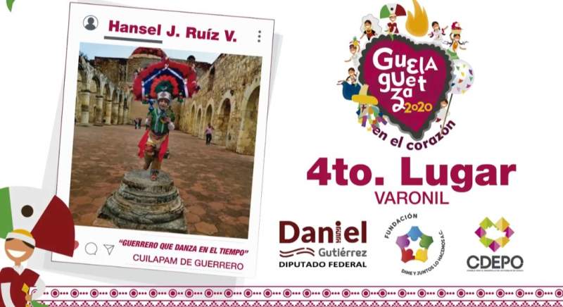 Da a conocer diputado Daniel Gutiérrez ganadores del concurso Infantil de fotografía “Guelaguetza 2020, en el corazón”