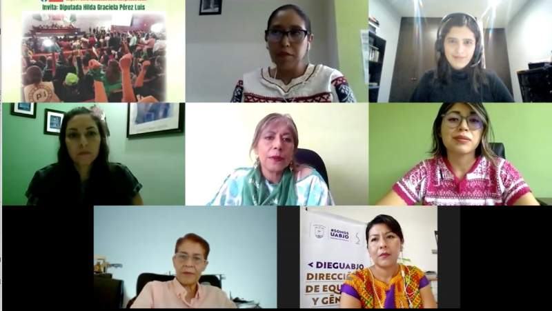 Congreso de Oaxaca, impulsor de los derechos reproductivos de la mujer, coinciden panelistas en foro virtual