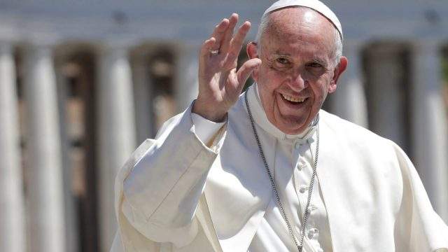 Papa Francisco apoya de unón civil para parejas homosexuales