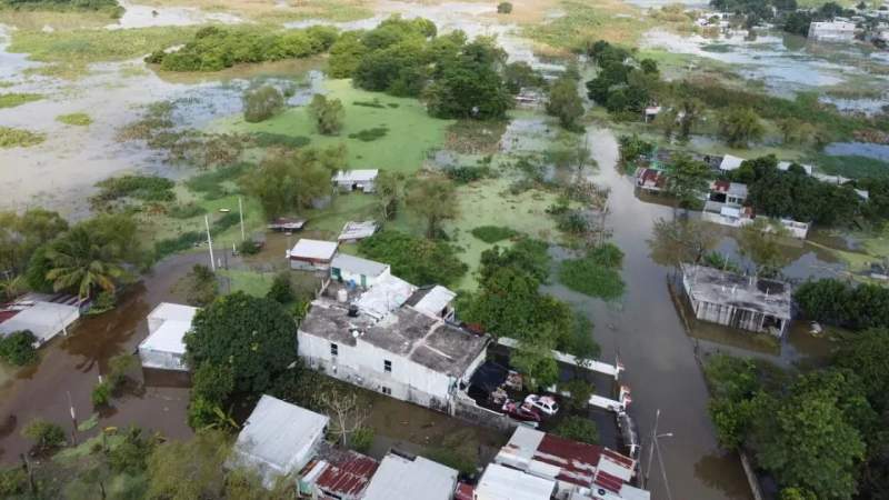 Contabilizan más de 160,000 afectados por inundaciones en Tabasco